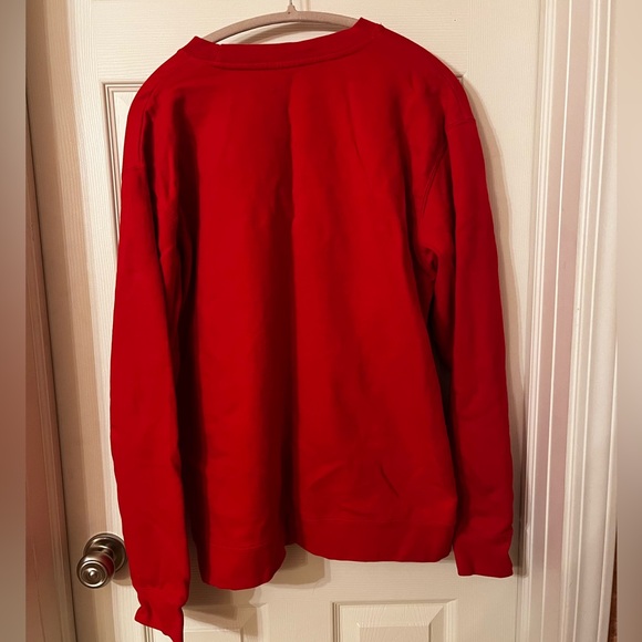 Women’s Like New Merry Christmas Red Crewneck Sweatshirt - Picture 3 of 5